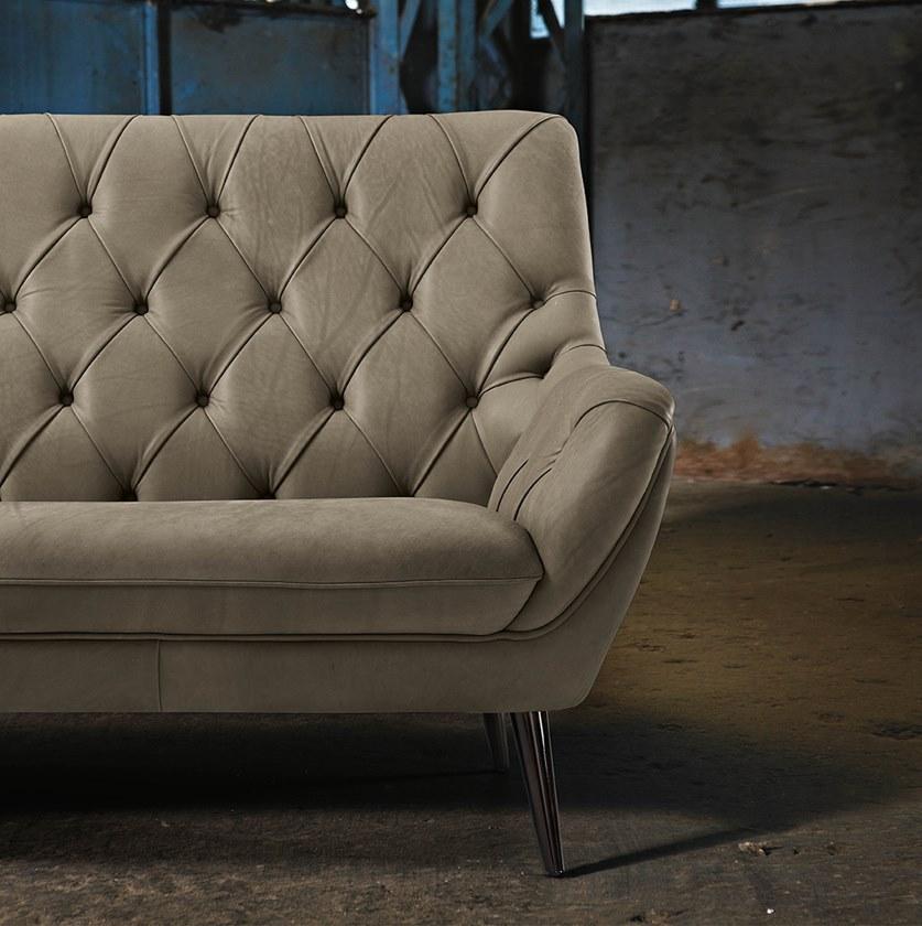 Max Divani 2-местный кожаный диван с тафтингом Grace sun-id-1417585 - Вид №2