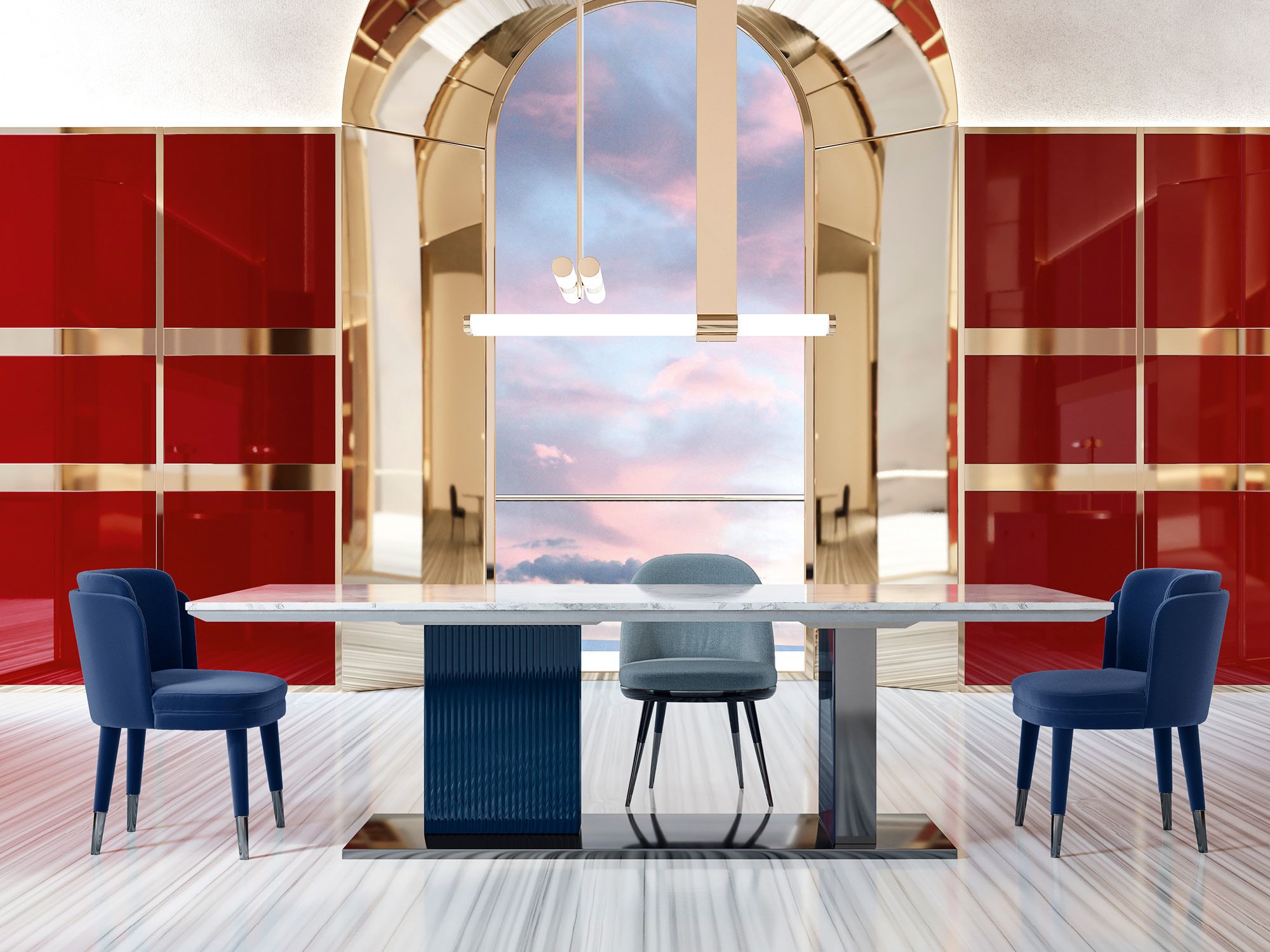 Прямоугольный стол для гостиной VOLPI Луиджи Вольпи ARCH-00042270 - Вид №1