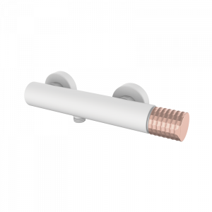 75324716 PREMIUM Белый смеситель для душа Белая роза GRB MIXERS