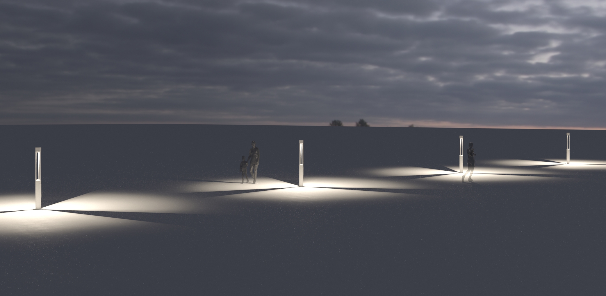 3333612 Мобильный светильник Platek TRIS  TRIS H. 1800 mm - COB LED 3000K - Вид №7