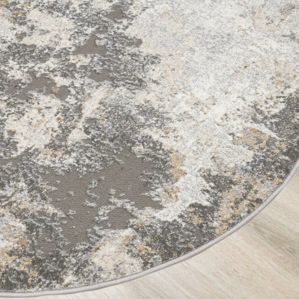 Ковер полипропилен Serenity D742 ø160 см цвет серый 82739369 STLM-2156882  - Вид №2