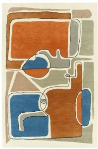 Toulemonde Bochart Прямоугольный коврик из шерсти и вискозы The designers