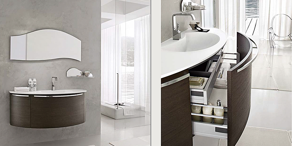 Комплект мебели для ванной Sky 85 Arbi Sky Legno Collection SKY85 - Вид №1