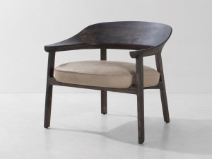 Кресло из ясеня с мягким сиденьем