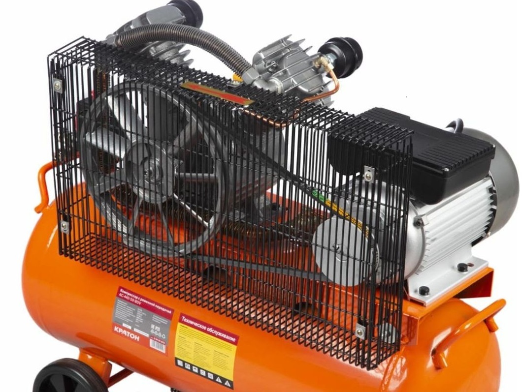 Компрессор поршневой масляный Кратон AC-440-50-BDV 9024851 STDN-0098629 - Вид №4