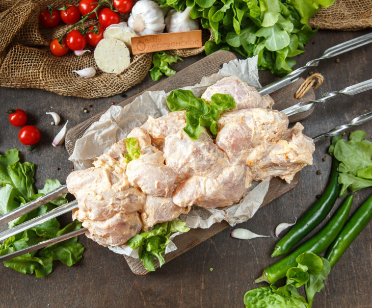 6258 Шашлык из филе куриной грудки Вкусляндия 