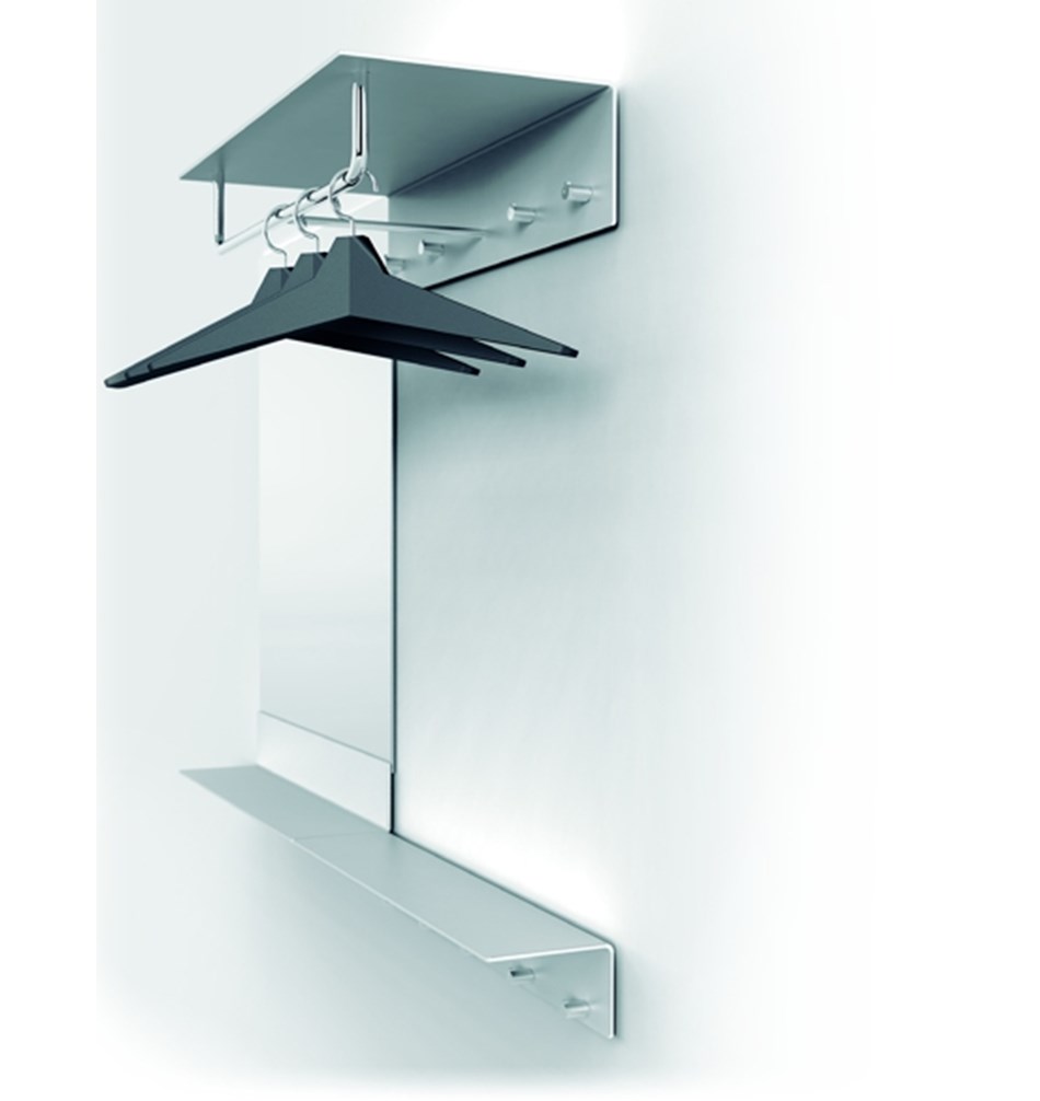 FROST Зеркальная полка » белый Алюминий Белый U4001-W  - Вид №2