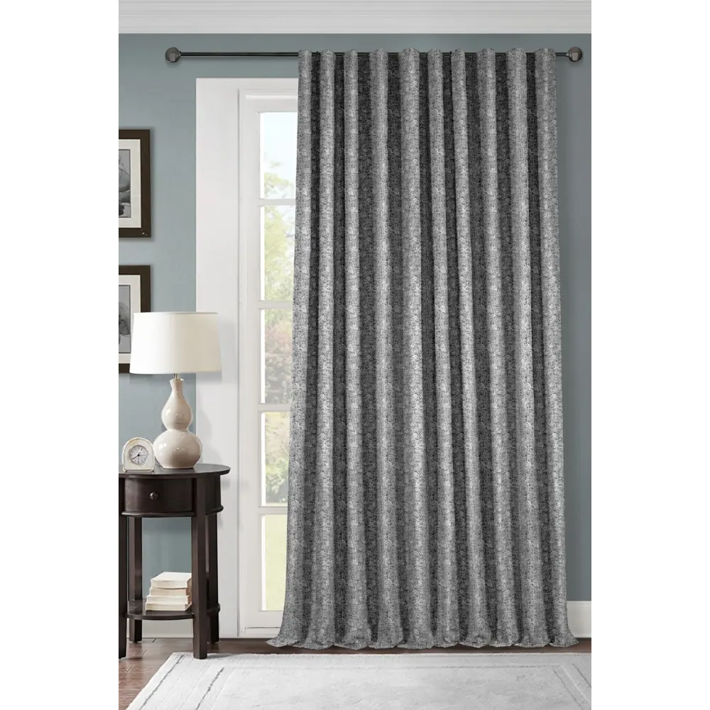 Штора на ленте Denys 200x280 см цвет серый 84653283 STLM-2148773 MIAMOZA  - Вид №3