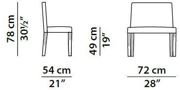 BAXTER Мягкое кожаное кресло Oslo sun-id-1374305 - Вид №3