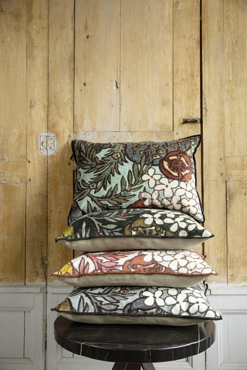 Élitis Бархатная подушка с цветочными мотивами sun-id-1501317 - Вид №2