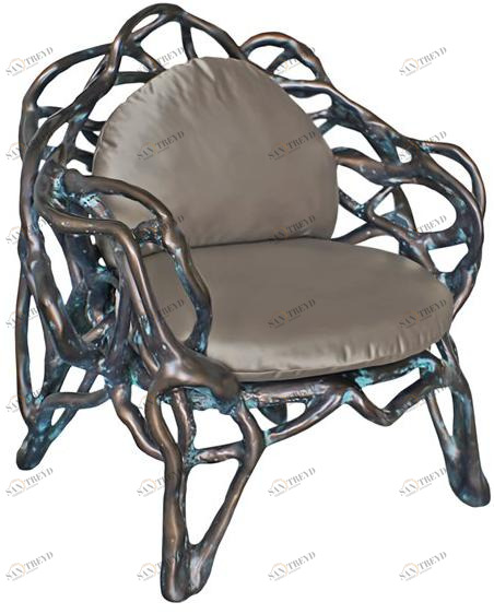 KARPA Кресло Bergere из стекловолокна с подлокотниками Elipse sun-id-1492981