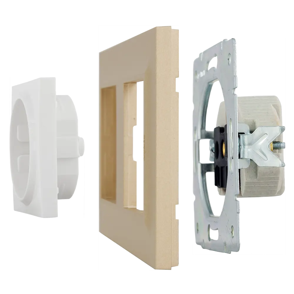 Legrand Structura - Рамка для розеток 2-постовая в золотом металлике 82064705 STLM-0018688 - Вид №3