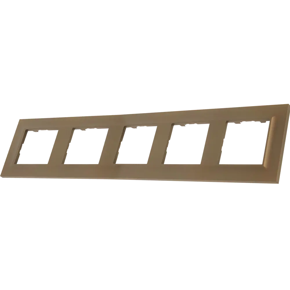 Рамка Legrand Structura на 5 модулей в элегантном цвете шампань 82669038 STLM-0033523 - Вид №1