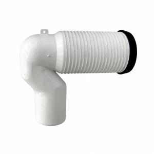 Отводной отвод регулируемый для унитаза S-OR, без соединения, с винтом для настенного крепления  Complementos desagüe NOKEN 100044274  WHITE