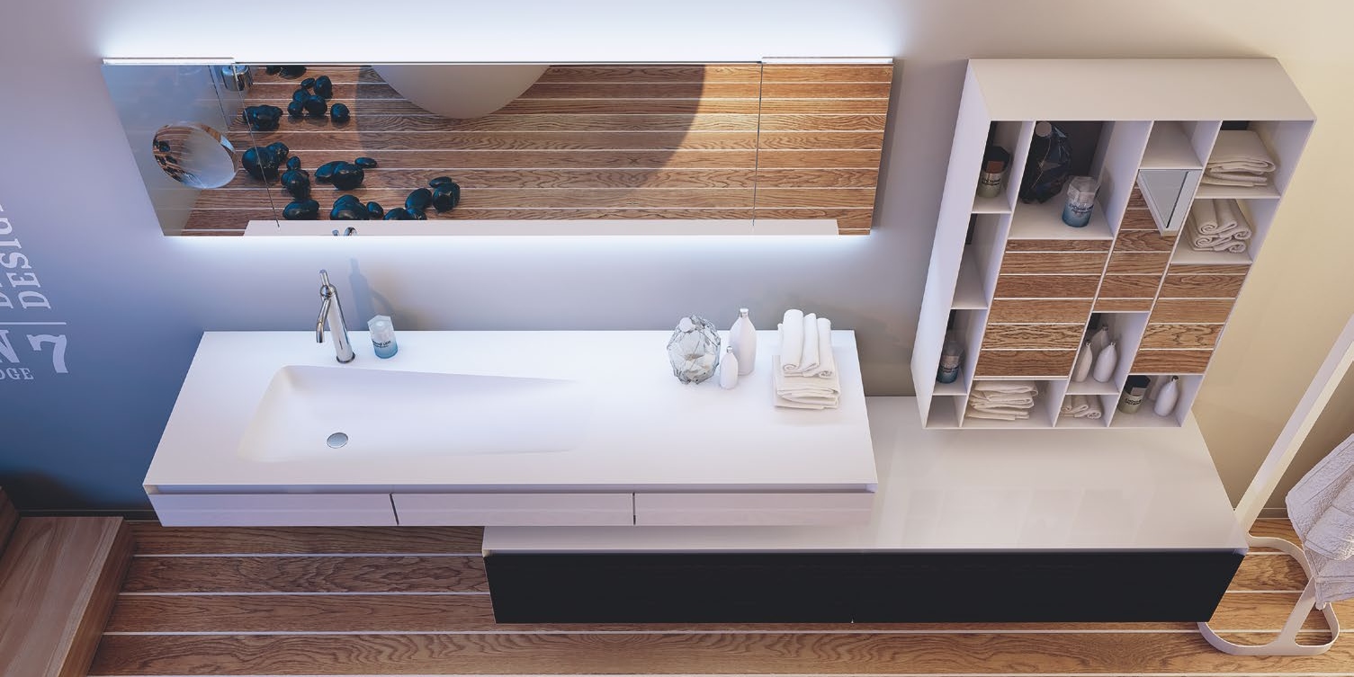 Moma Design Шкаф модульный подвесной 1200-4 Coverwall белый COVERWALL1200ABCD - Вид №5