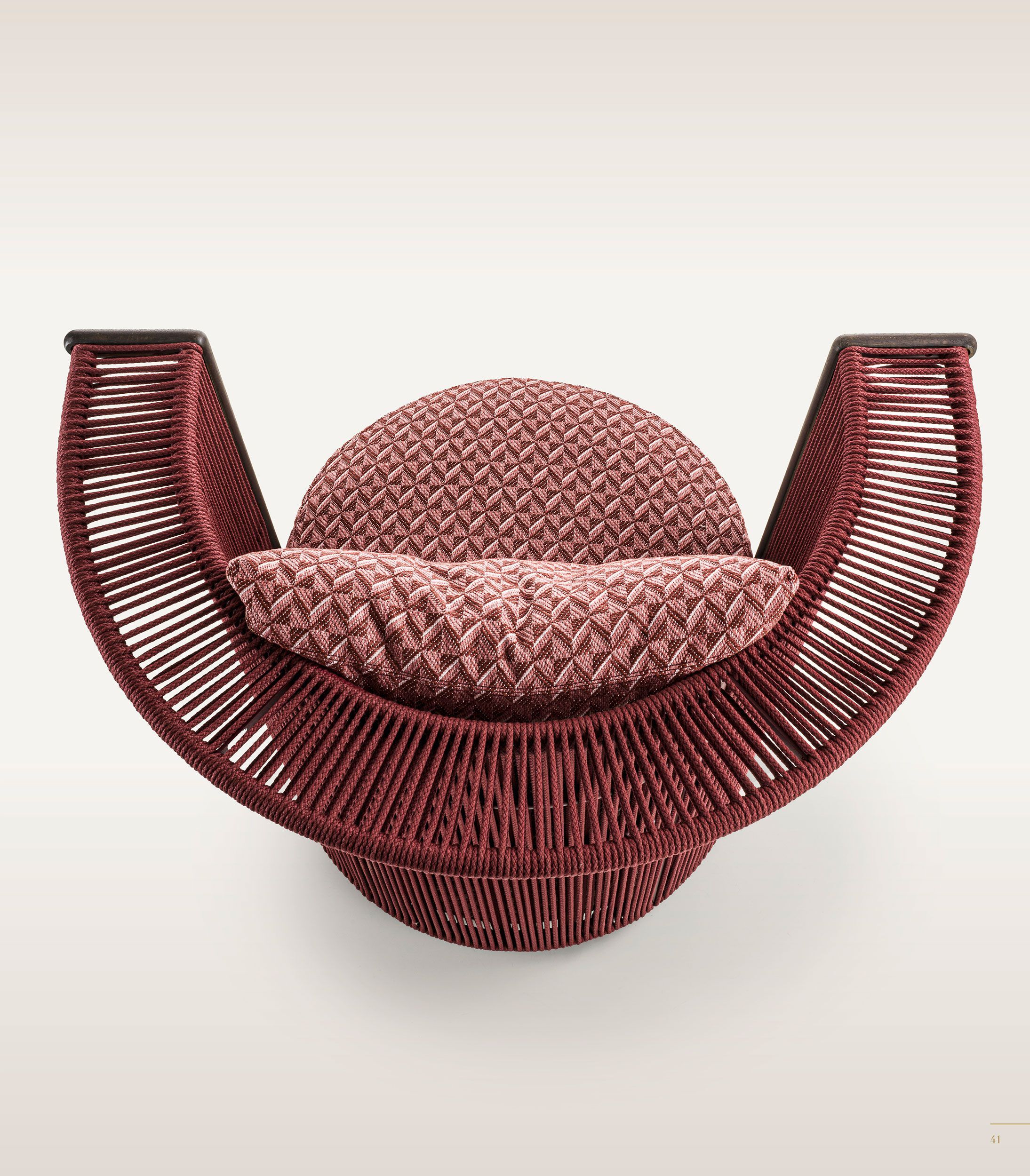 Съемное садовое кресло из ткани Longhi курорт ARCH-00032669 - Вид №10