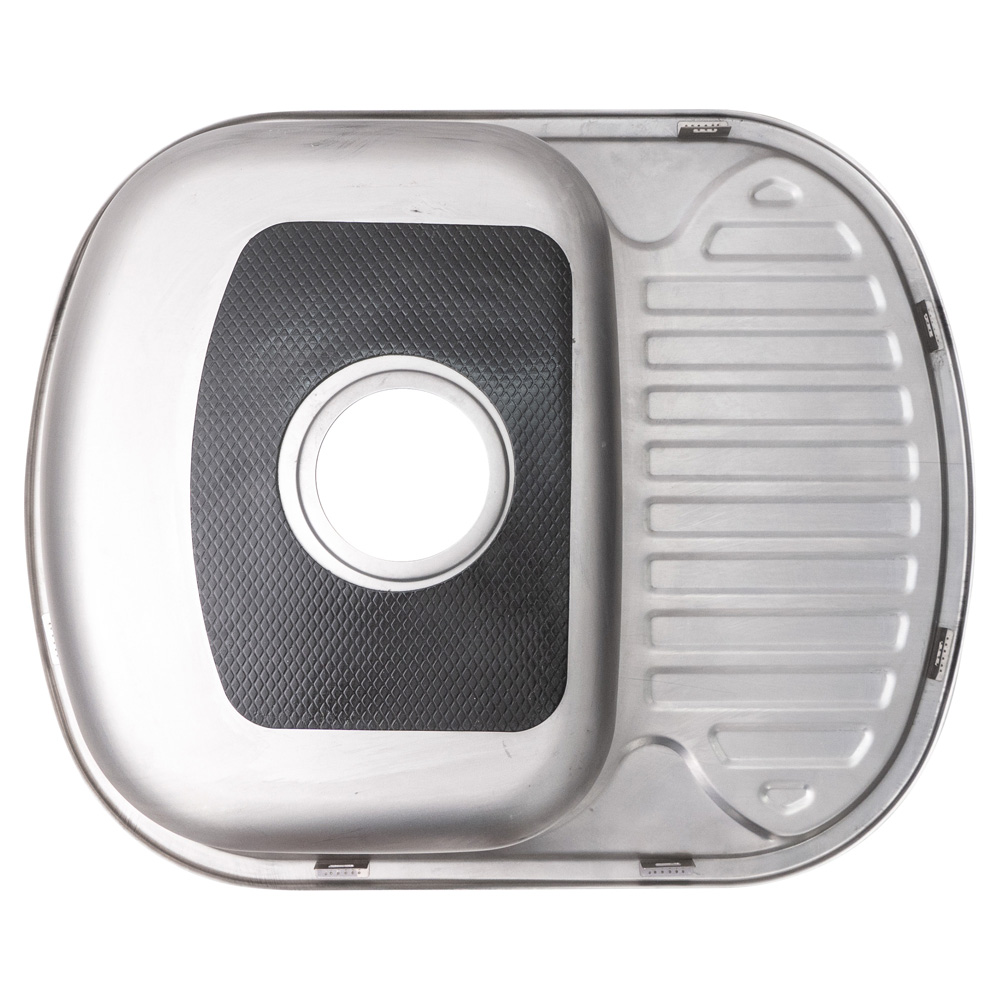 Мойка 6049 U MELANA 0,8/180 ИУ врезная овальная без сифона (215 ti *10) 215 ti (*10) - Вид №7