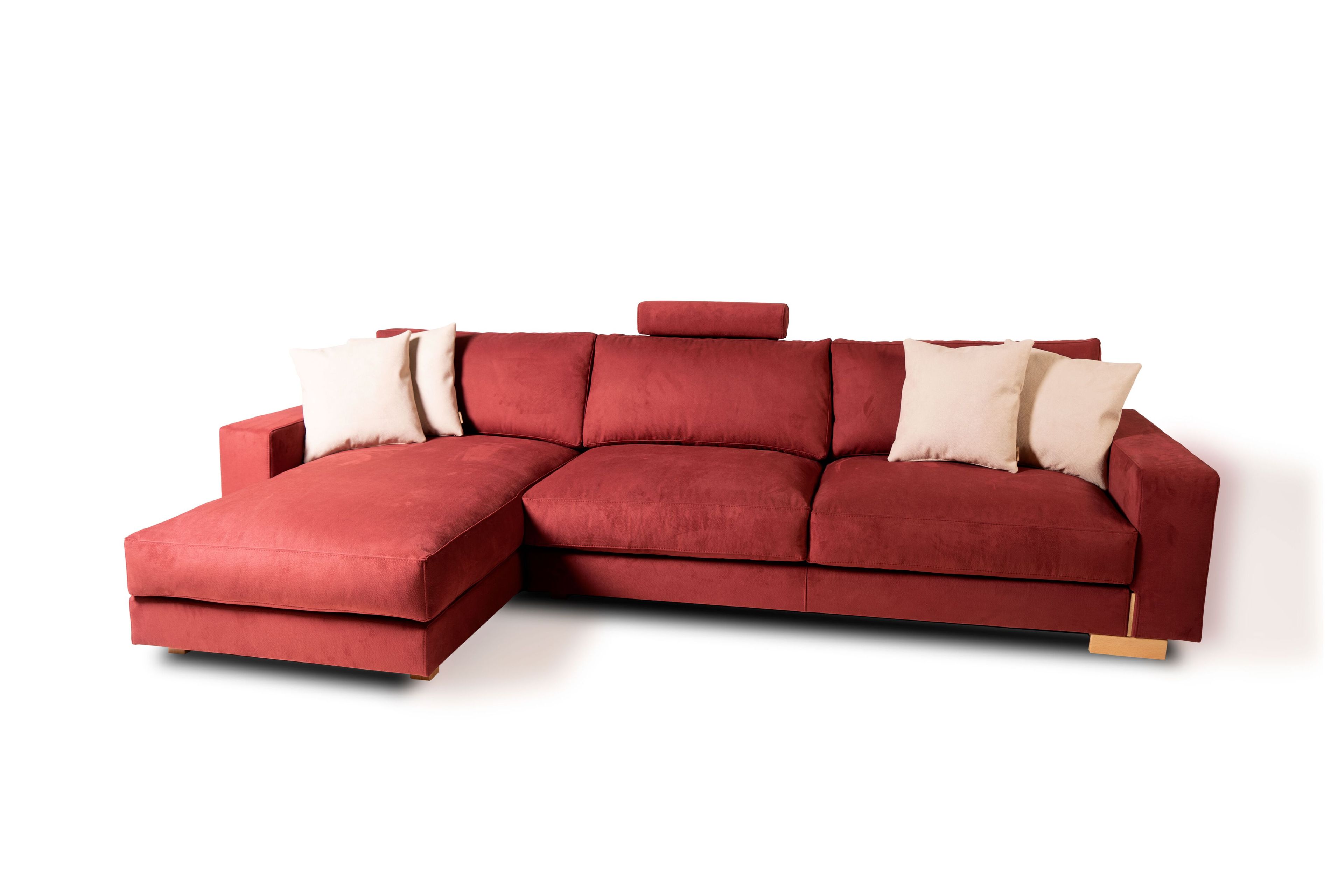 Диван из микрофибры с полуостровом Mantellassi 1926 YOU GLAM ARCH-00142182 - Вид №1