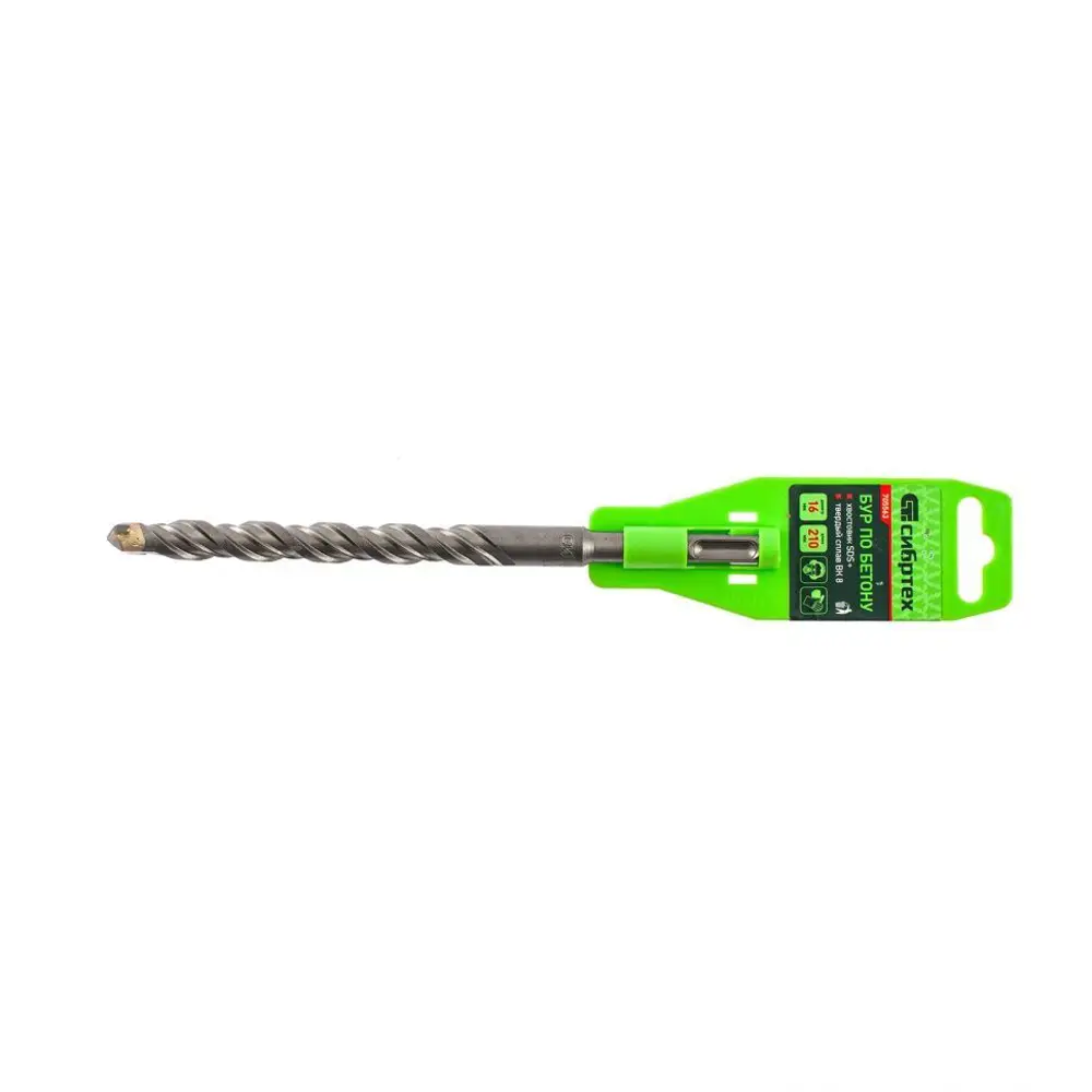 Бур по бетону SDS-plus Сибртех 705563 16x210 мм 84225368 STLM-2184630  - Вид №1