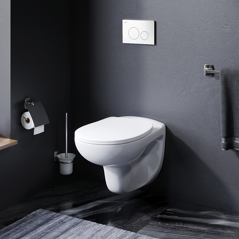 IS49001.741700 Инсталл с клав Pro L белый с подв унит б/ободк с сид м/л AM.PM Sense - Вид №1