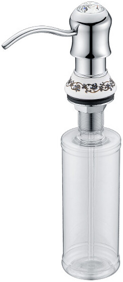 Встраиваемый дозатор ZorG Inox ZR-26 CR для жидкого мыла, хром