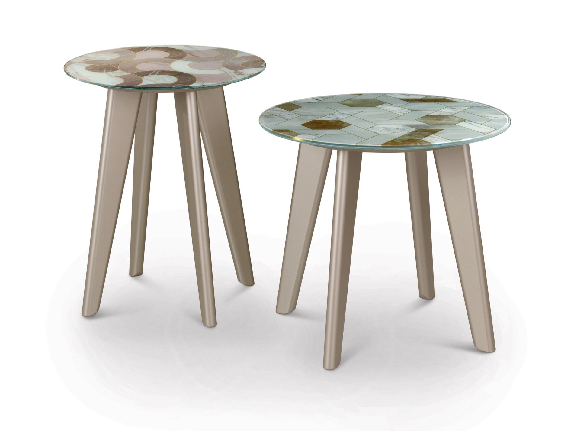 Круглый стеклянный журнальный столик Sicis OWEN ARCH-00116053