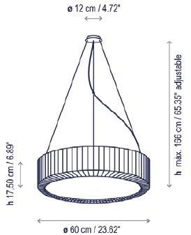 BOVER Подвесной светильник из метакрилата Urban sun-id-1401635 - Вид №3