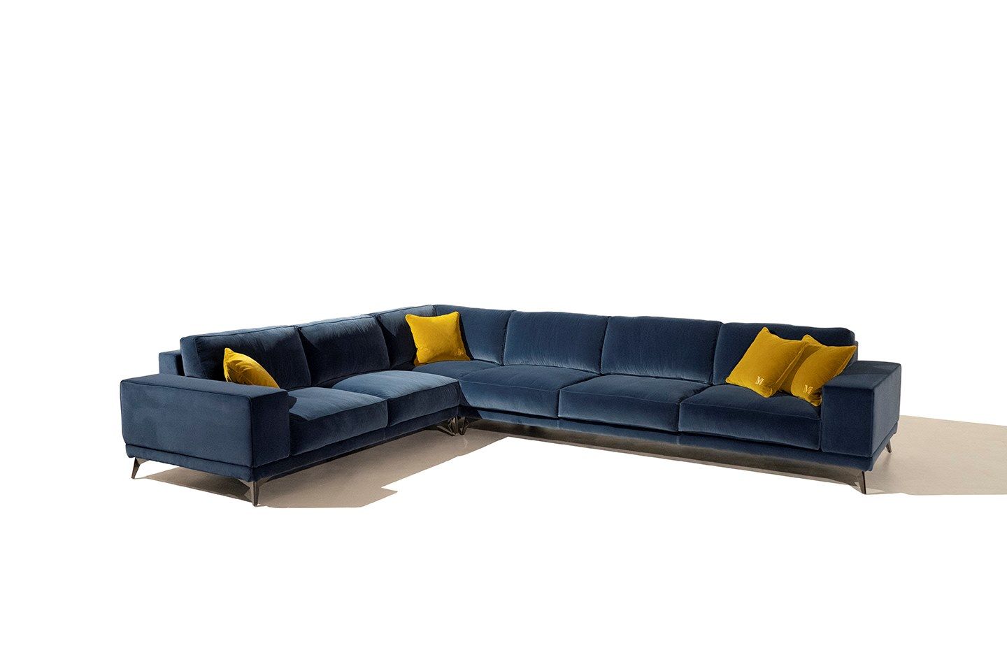 Бархатный угловой диван Mantellassi 1926 Tesla ARCH-00038994 - Вид №2
