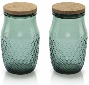 IVV Набор из 2 банок из дутого стекла Barattolando 8452.1