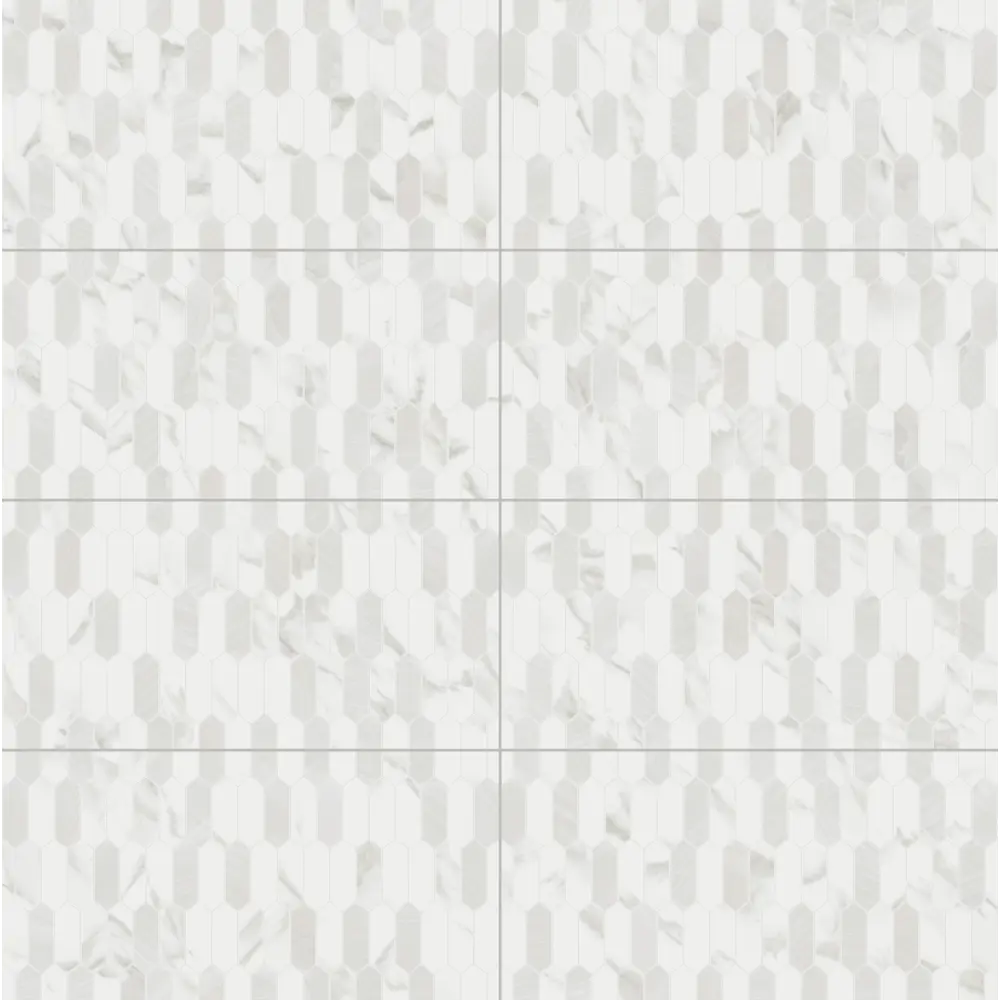 Настенная плитка KREAFORTA Mersey Hexo 20x40 см 1.62 м² матовая цвет серый 89413652 STLM-2145526 - Вид №2