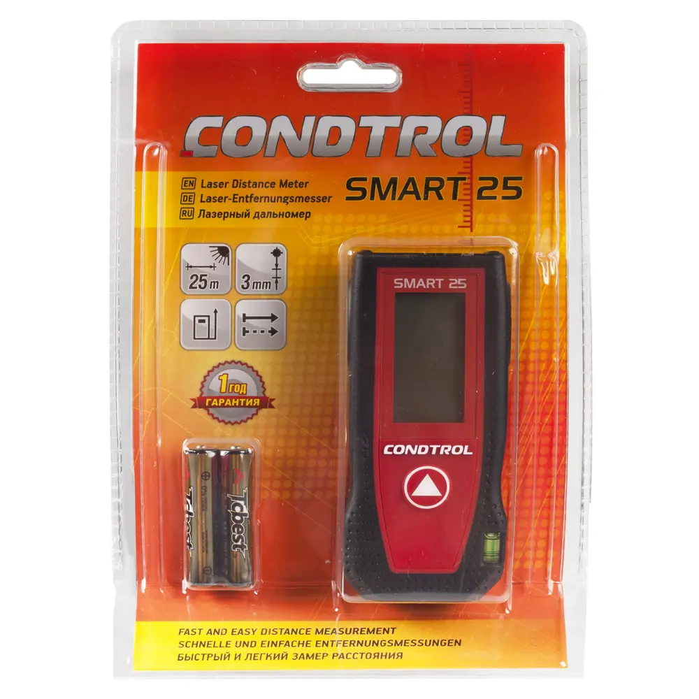 Дальномер лазерный Condtrol Smart 25 с дальностью до 25 м STLM-2006319 - Вид №1