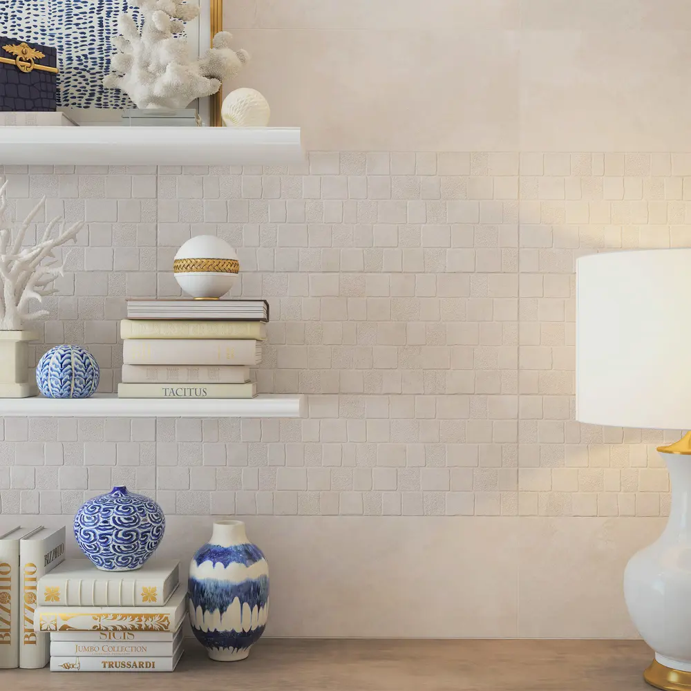 Плитка настенная Керамин Эдда 3 75x25 см 1.69 м² цвет бежевый STLM-2086619 - Вид №9