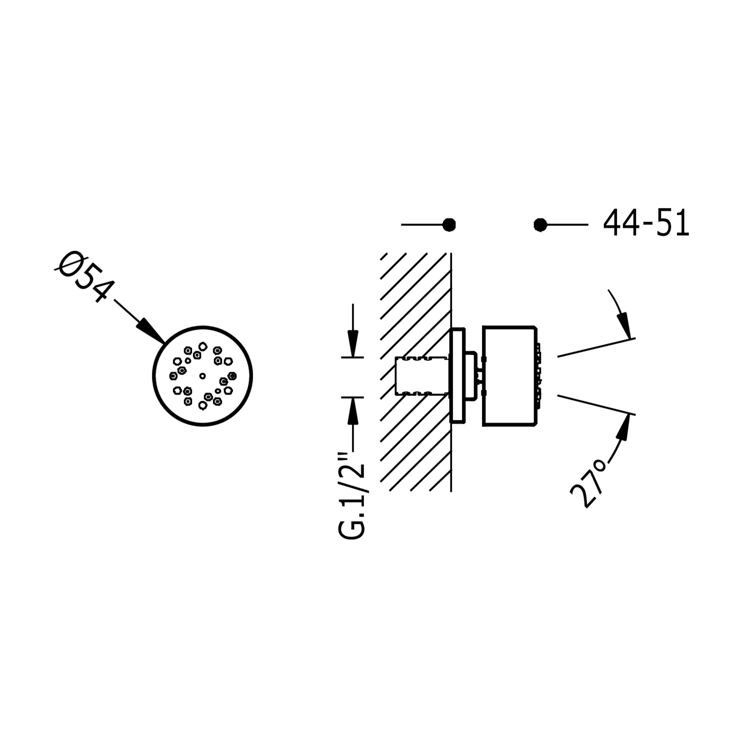 Гидромассажная струя-9134915 TRES Hydromassage - Вид №1