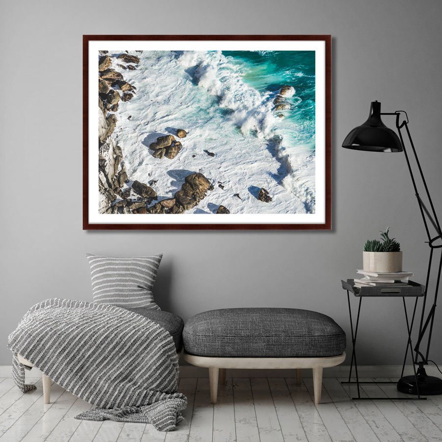 Фотокартина в раме 130х102 см Through Rough Waters КАРТИНЫ В КВАРТИРУ  264716 Зеленый;коричневый;разноцветный  - Вид №2