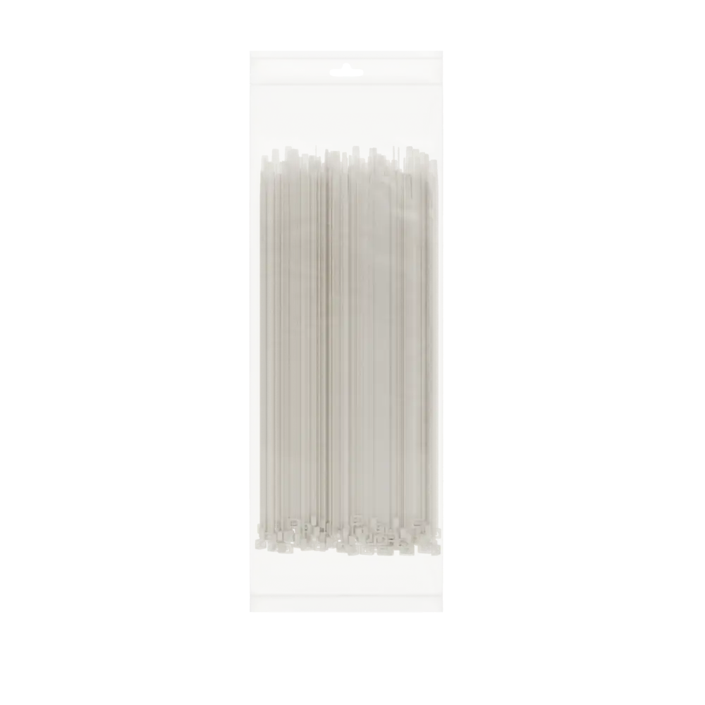 Крепежный хомут 4.8X200 мм нейлон цвет белый 100 шт Santreyd STLM-2188146