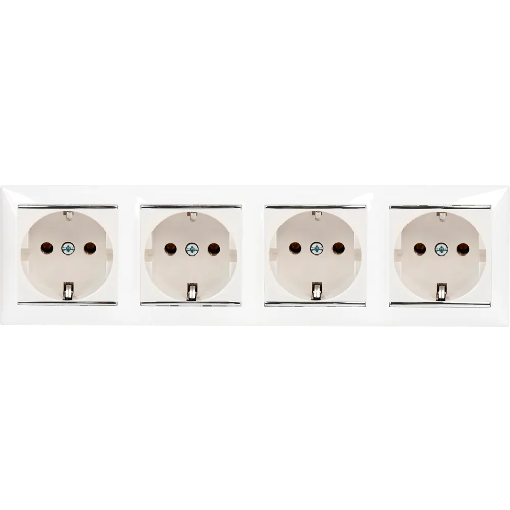 Рамка Legrand Valena Classic на 4 поста - белый с серебристым штрихом 82365940 STLM-0025550 - Вид №2