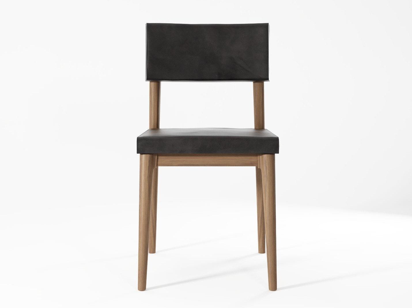 Мягкий стул для ресторана из массива дерева KARPENTER Винтаж ARCH-00059629 - Вид №1