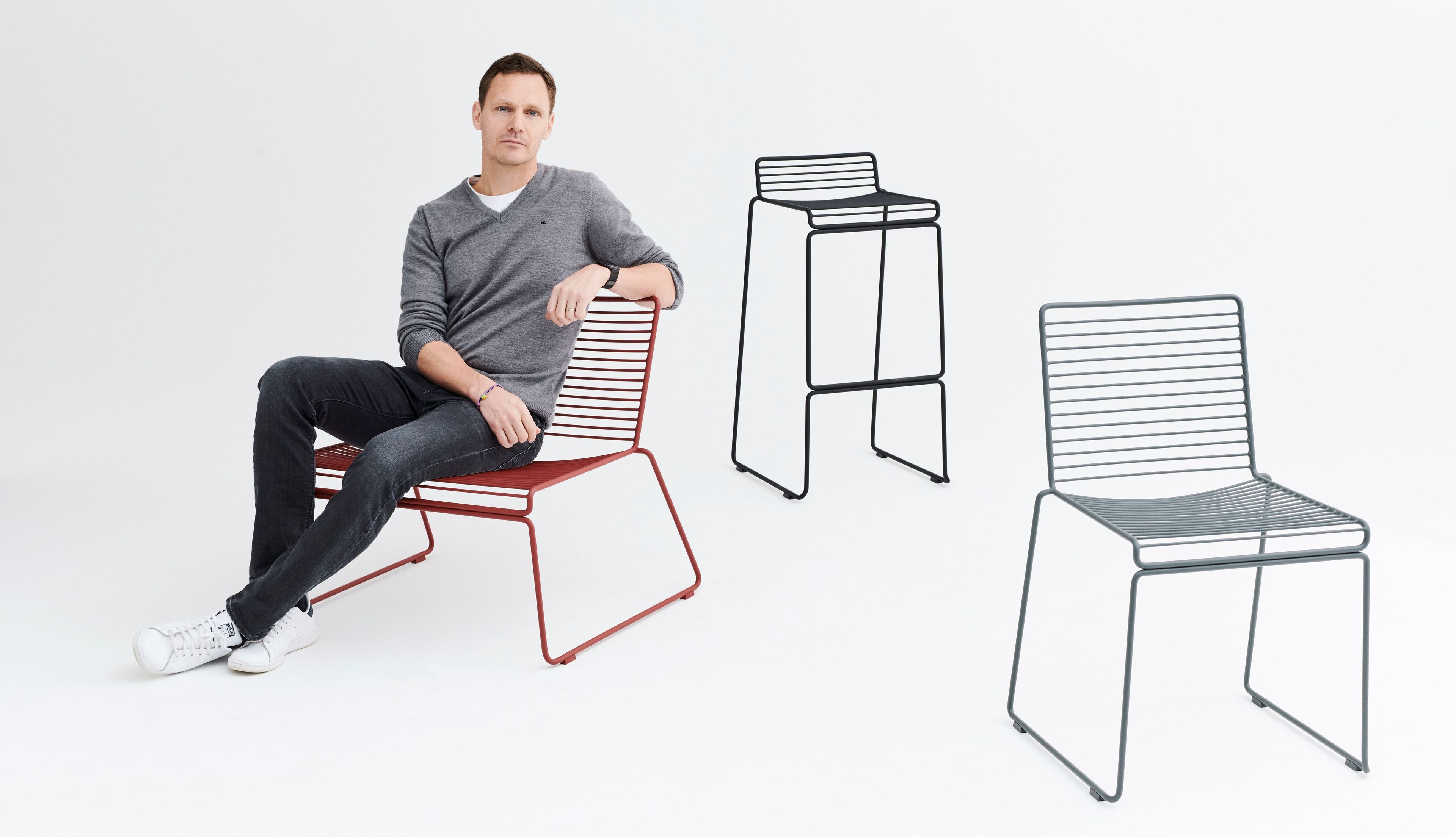 Стальной стул с порошковым покрытием Hay Hee ARCH-00051025 - Вид №12