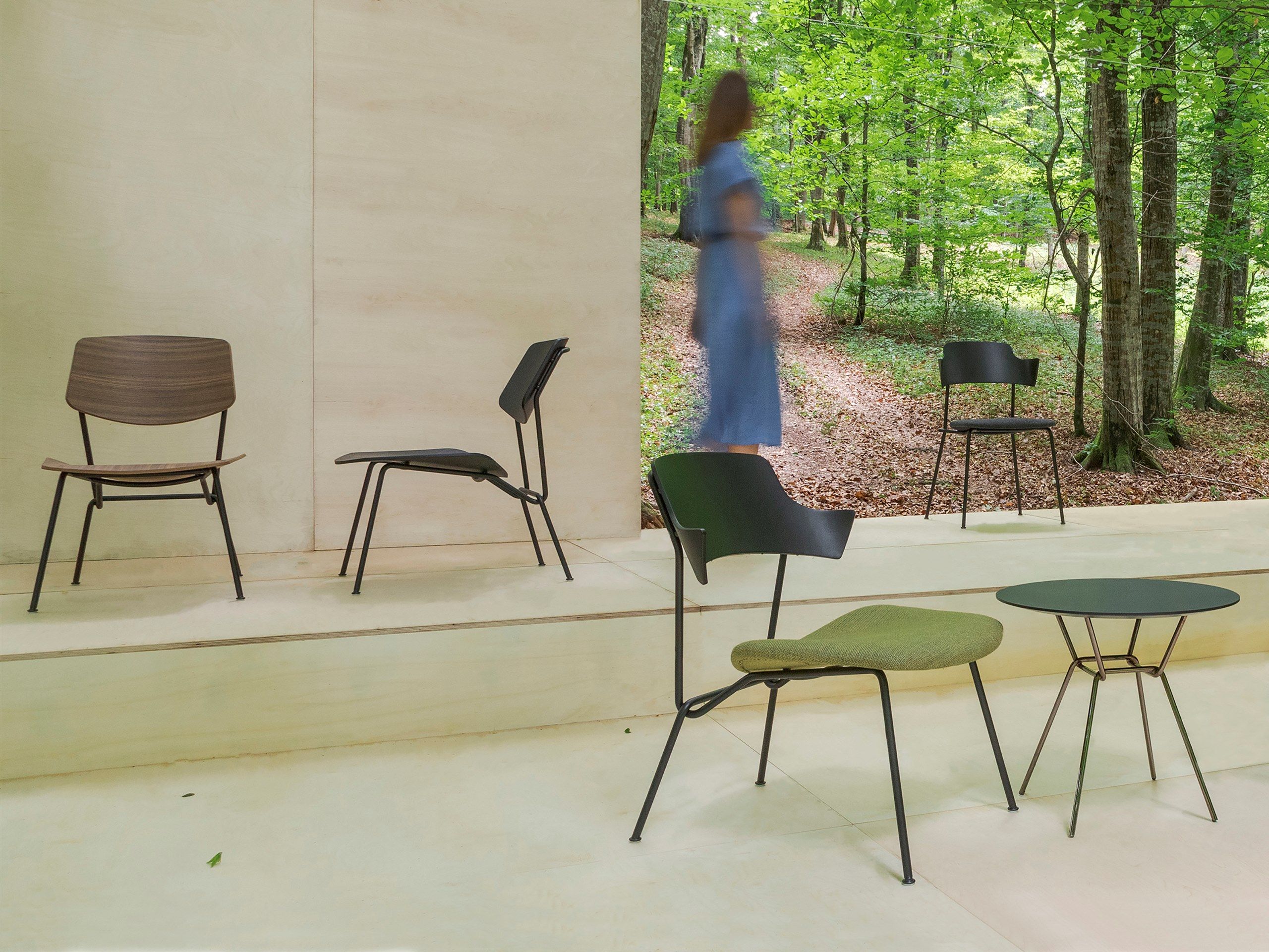 Кресло из фанеры с мягким сиденьем prostoria Strain ARCH-00069285 - Вид №1