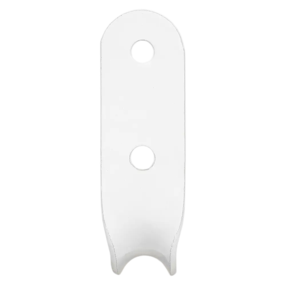 89344625 Вешалка настенная №7 1 крючок цвет белый STLM-1007758 VILPLAST  - Вид №1