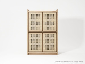 571_1161 Шкаф с 4 дверцами Karpenter ROOTS