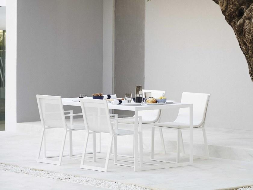 GANDIABLASCO Стул с основанием из термолакированного алюминия с подлокотниками Blau sun-id-1435252 - Вид №4