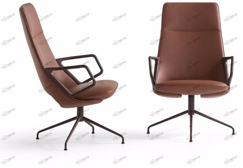 Artifort Поворотное кресло руководителя с высокой спинкой sun-id-1424638