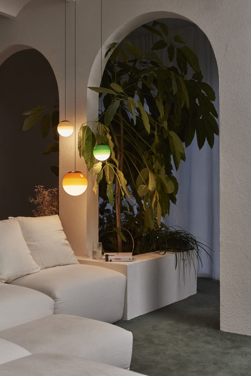 086125 Люстра 30 белая Marset Dipping Light  - Вид №4