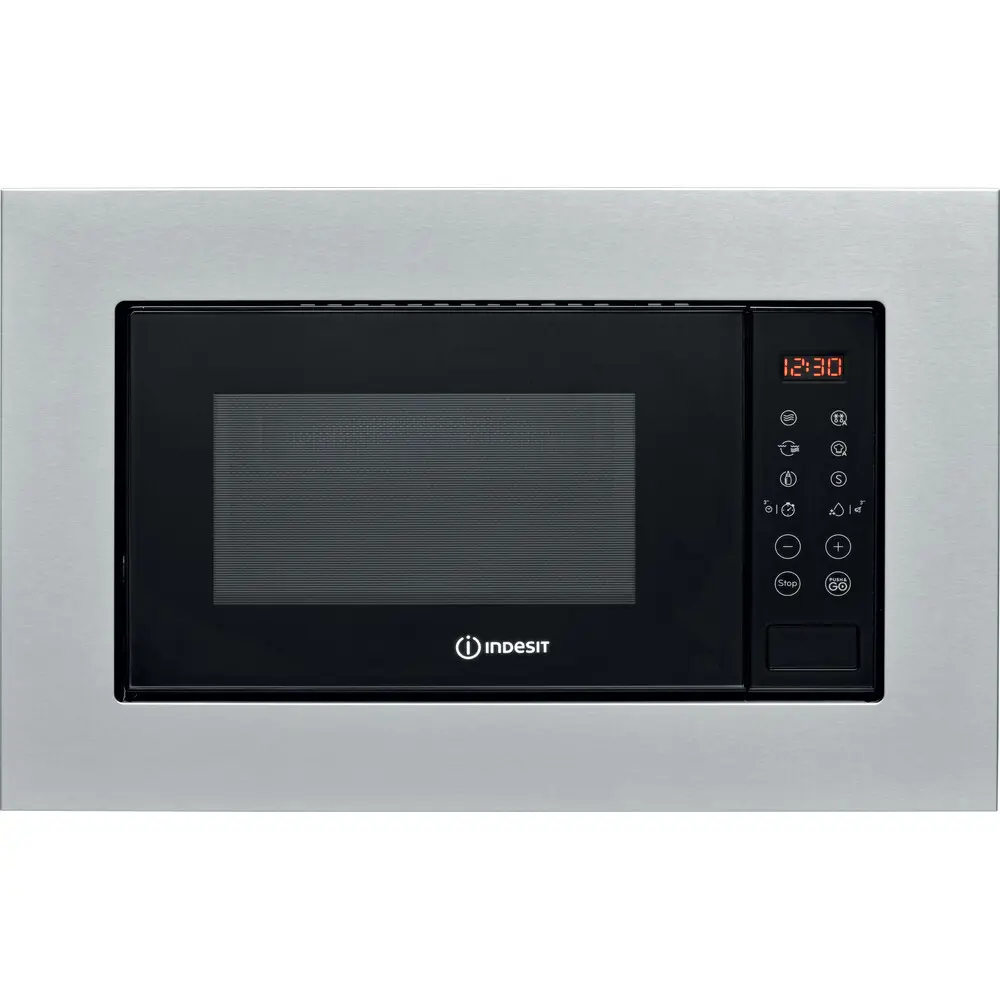 Микроволновая печь встраиваемая Indesit MWI 120 GX 59.4x39x54 см цвет матовая сталь STLM-2070364
