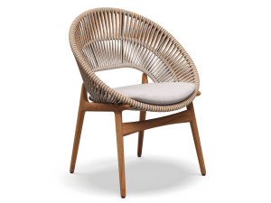 Плетеный и ТИК садовый стул