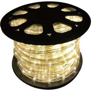 82609797 Электрогирлянда наружная «Дюралайт» 26 м 24 LED/м тёплый белый