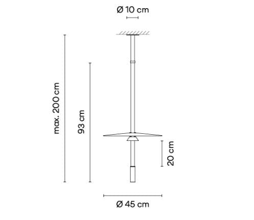 Алюминиевый и поликарбонатный светодиодный подвесной светильник Vibia ARCH-00138474 - Вид №10