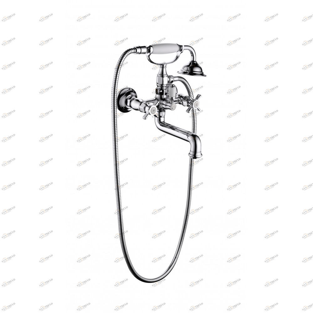 GZ 15032 Смеситель двухвентильный для ванны Ganzer Хром Ganzer Германия 13871