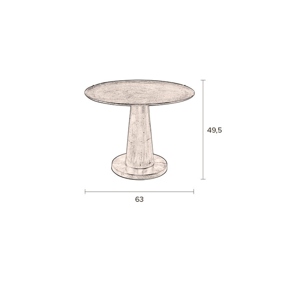 Столик Brute бронзовый Dutchbone 2300134 - Вид №5